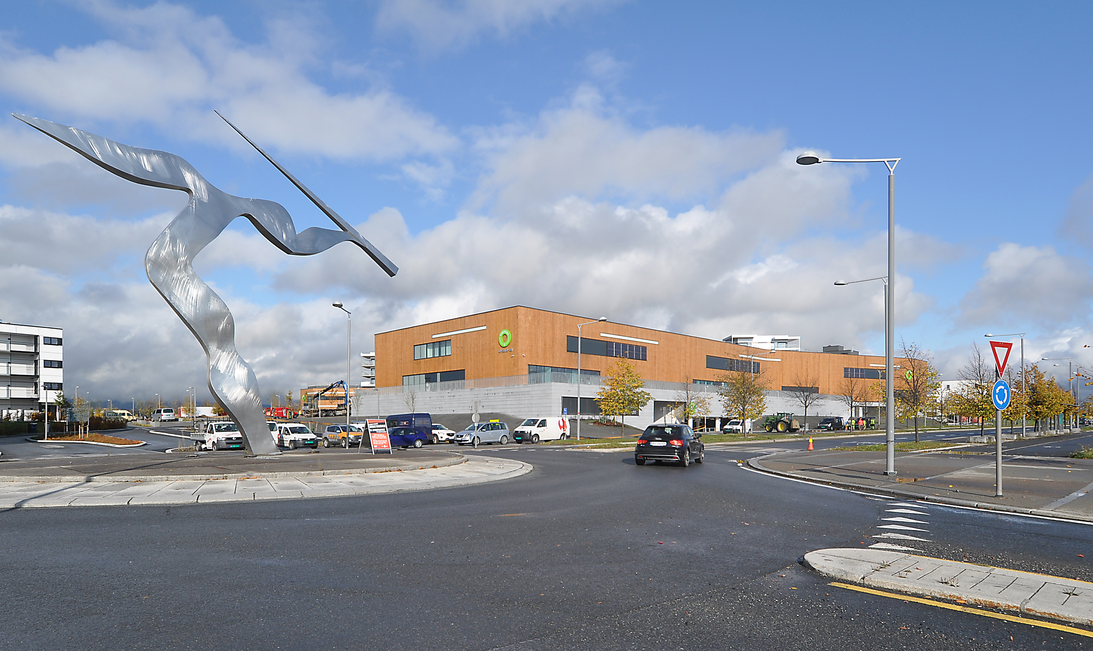 挪威 Fornebu S 环保购物住宅中心-24