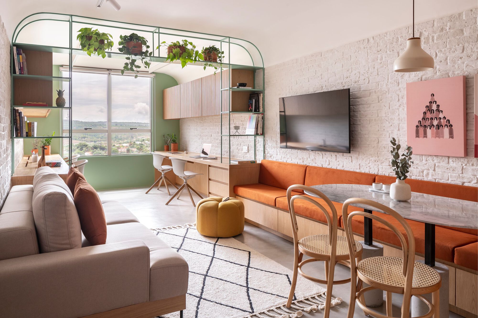 家庭工作室丨巴西巴西利亚丨Studio Clarice Semerene-10