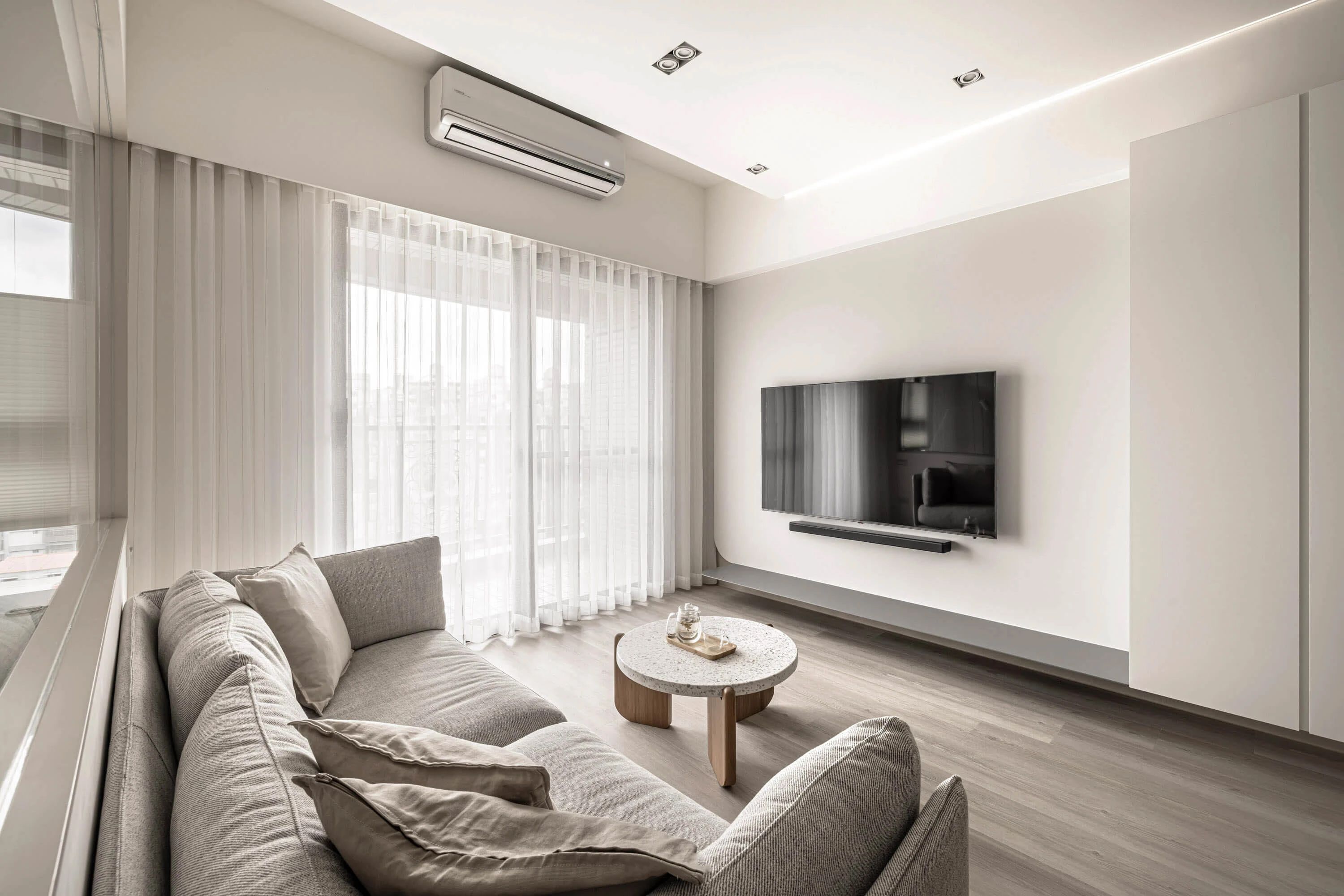 温润奶油风居家空间丨寓子设计-48