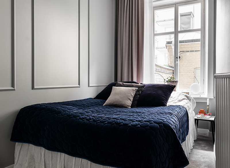 斯德哥尔摩 41 平米灰色调优雅小公寓-10