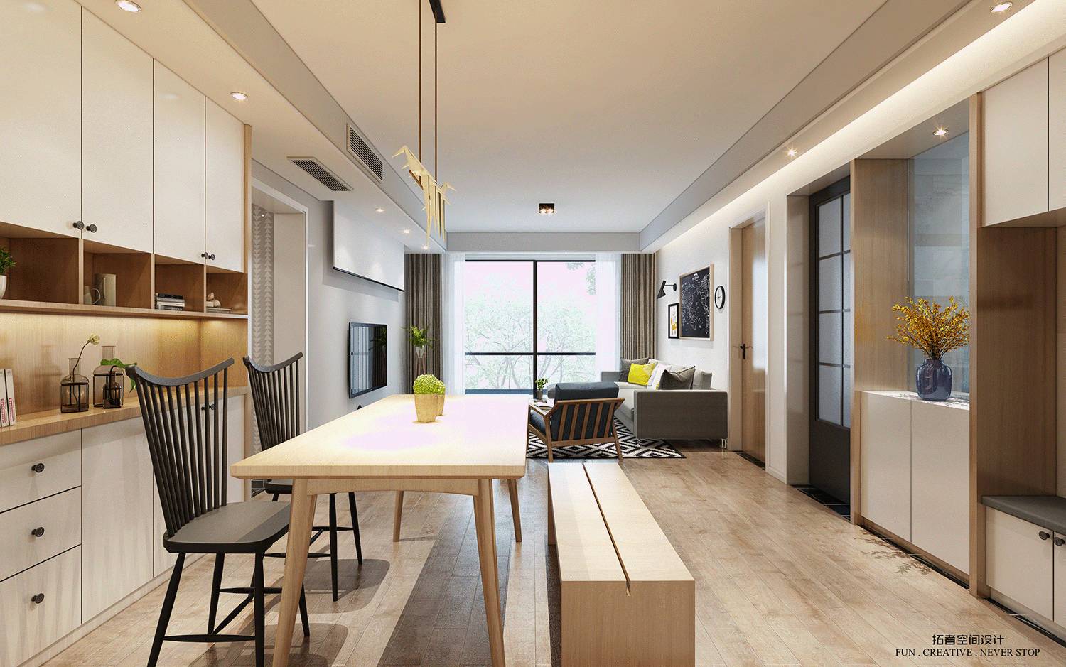 北欧风情的和泰城 125㎡小清新之家-46