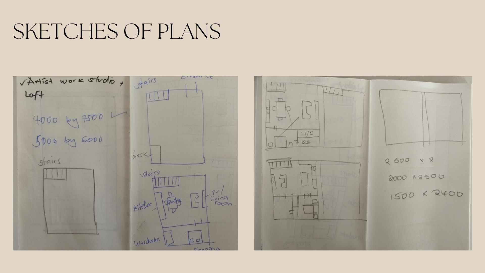 Powerpoint presentation of a proposed Studio loft-4