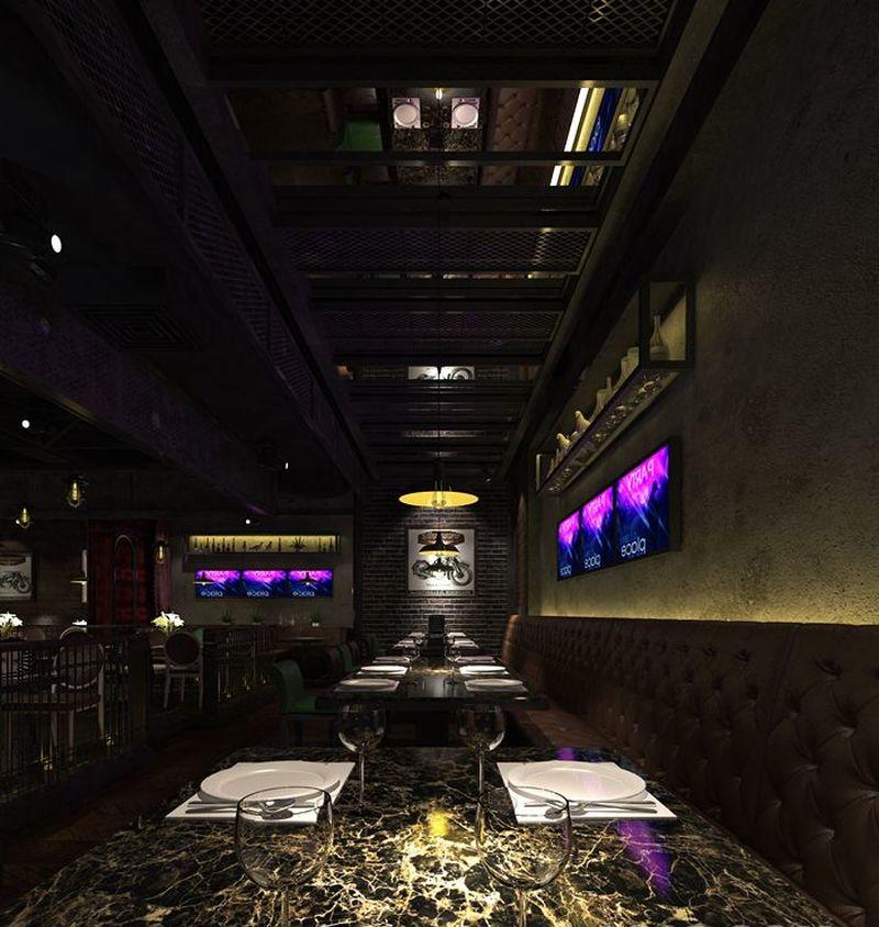 揽季音乐餐吧主题餐厅设计-11