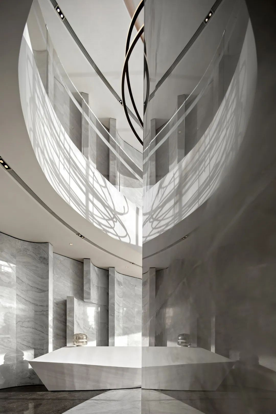 徐州美的天誉 | 樱花美学空间馆，未来流态的曲線律动-11