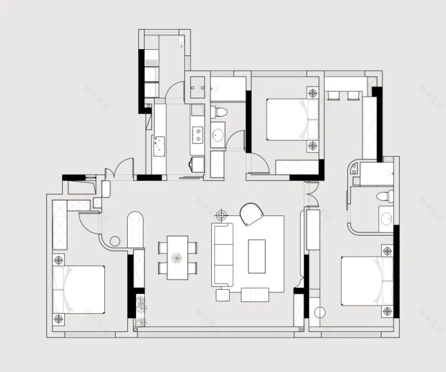 122㎡现代风居所丨DENG DESIGN-42