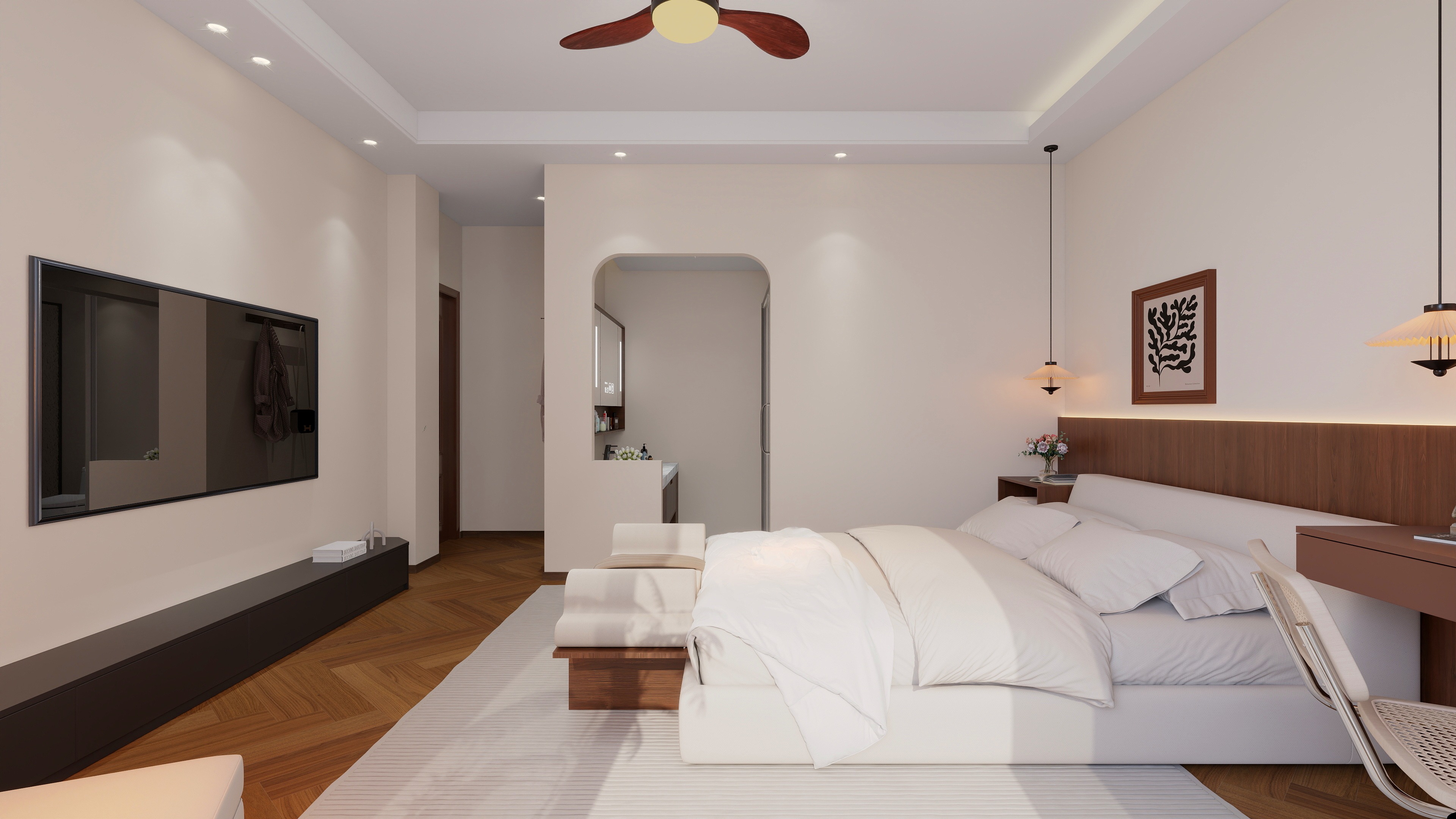 兼顾古韵与舒适，摒弃繁复雕饰-中古风民宿案例-3