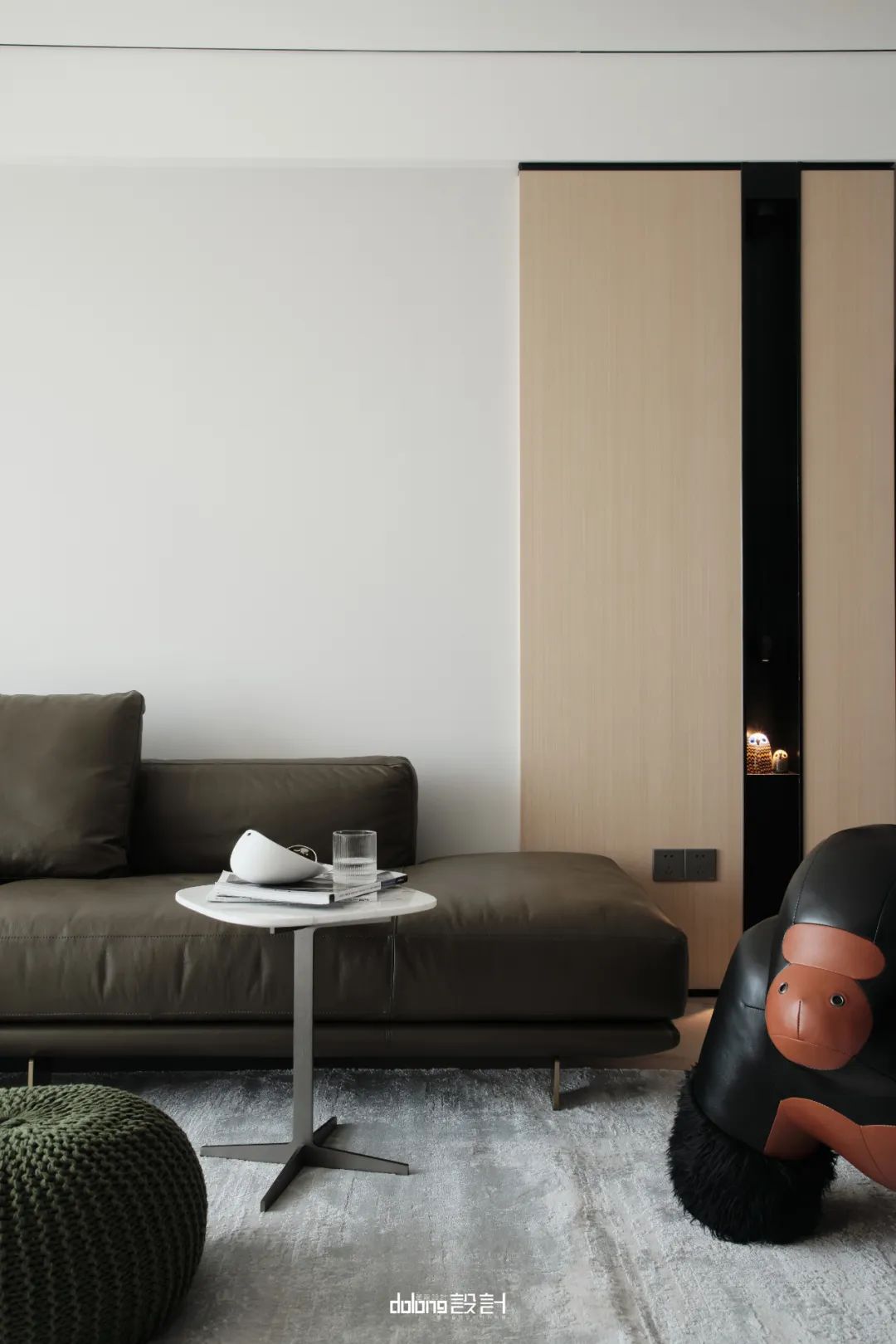 纯净与质感的现代简约私宅设计丨DoLong董龍设计-15