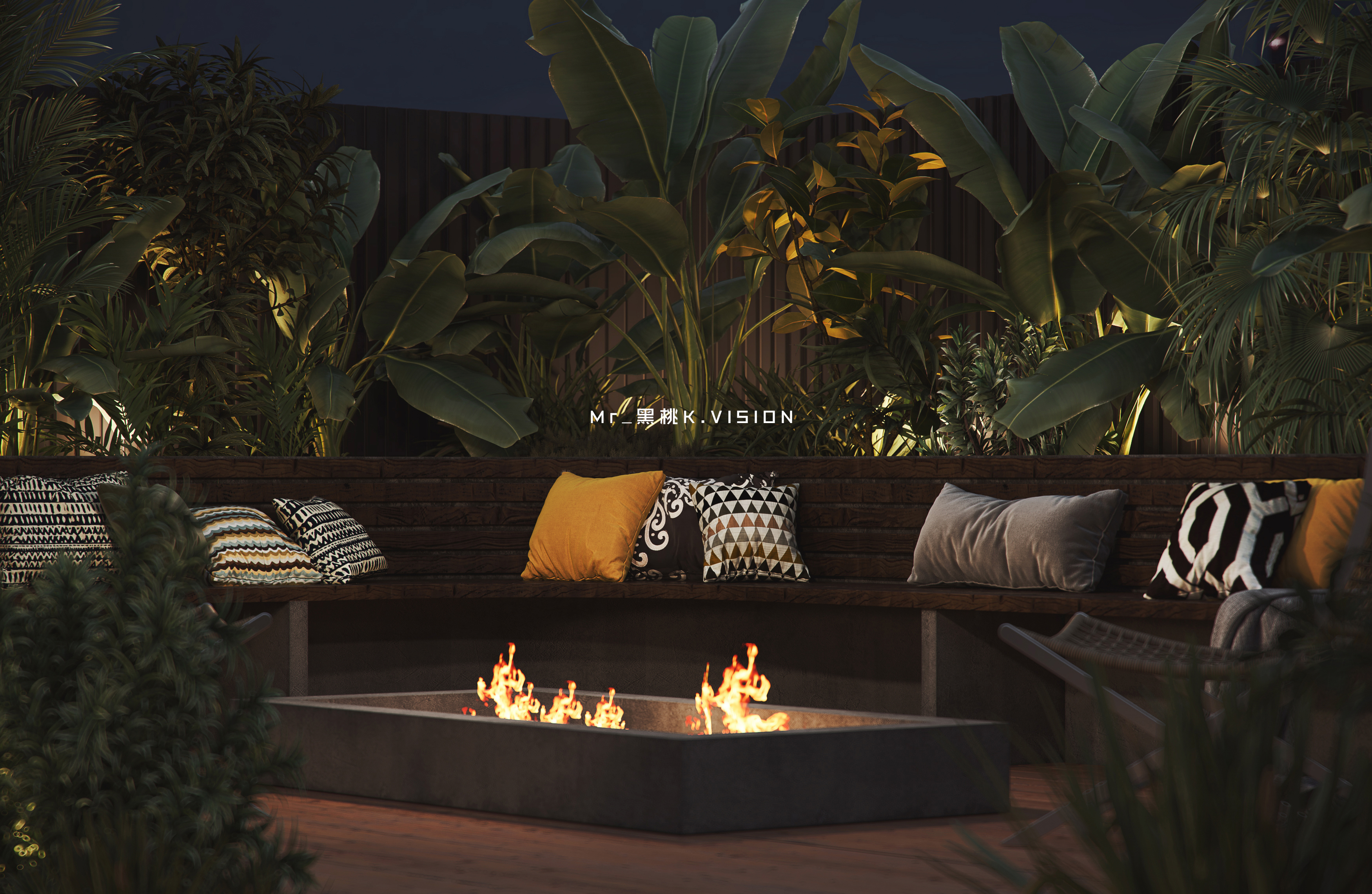 室外园林建筑表现-10