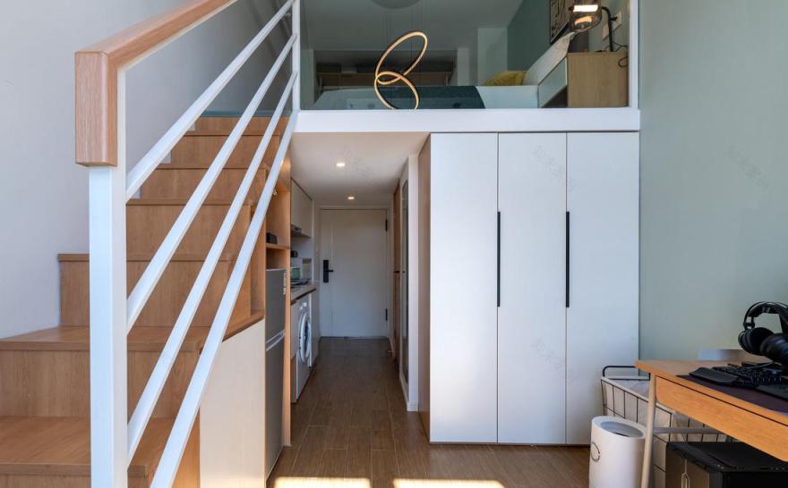 18㎡极致蜗居 loft公寓 设计-7