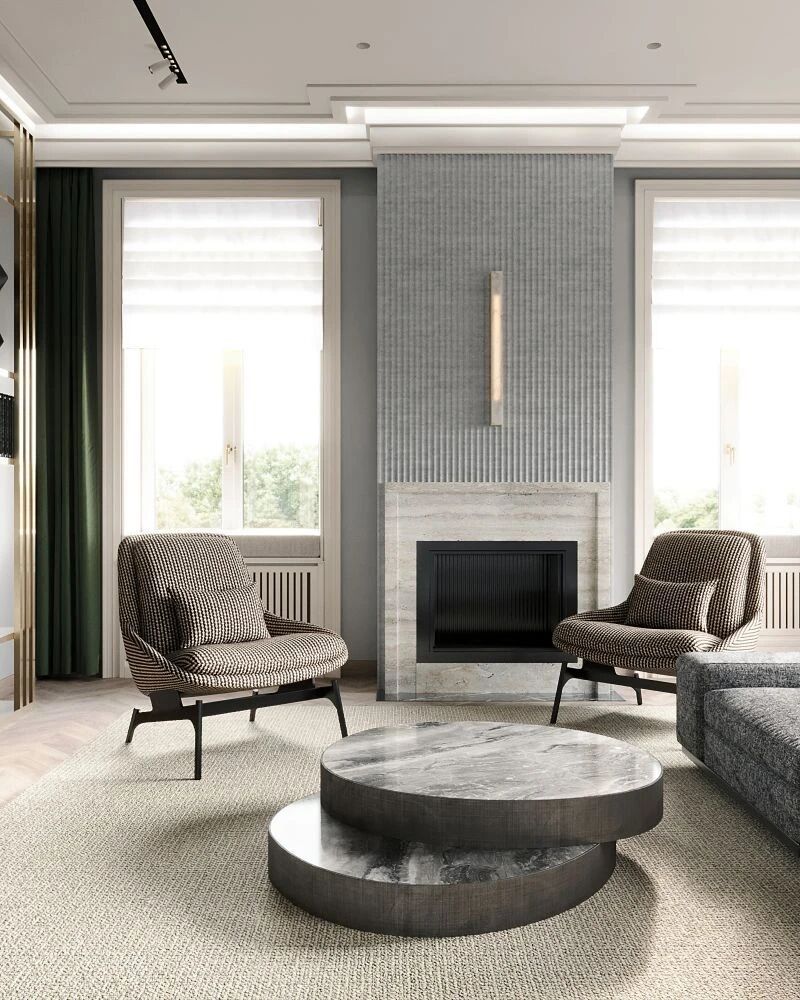 简约生活  莫斯科州现代住宅丨俄罗斯莫斯科丨Svetlana Herzen-37