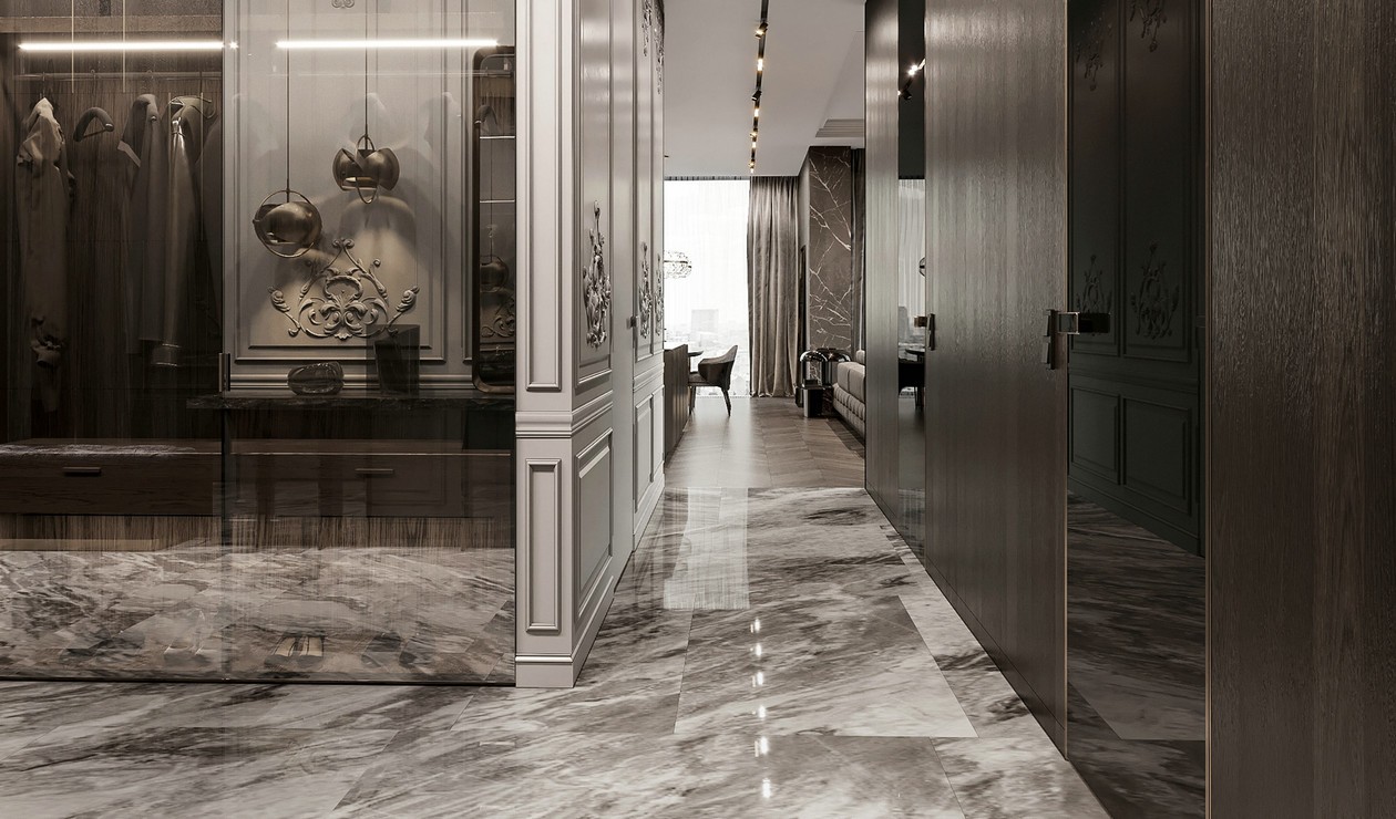 金属与大理石 打造出精致奢华的住宅-2