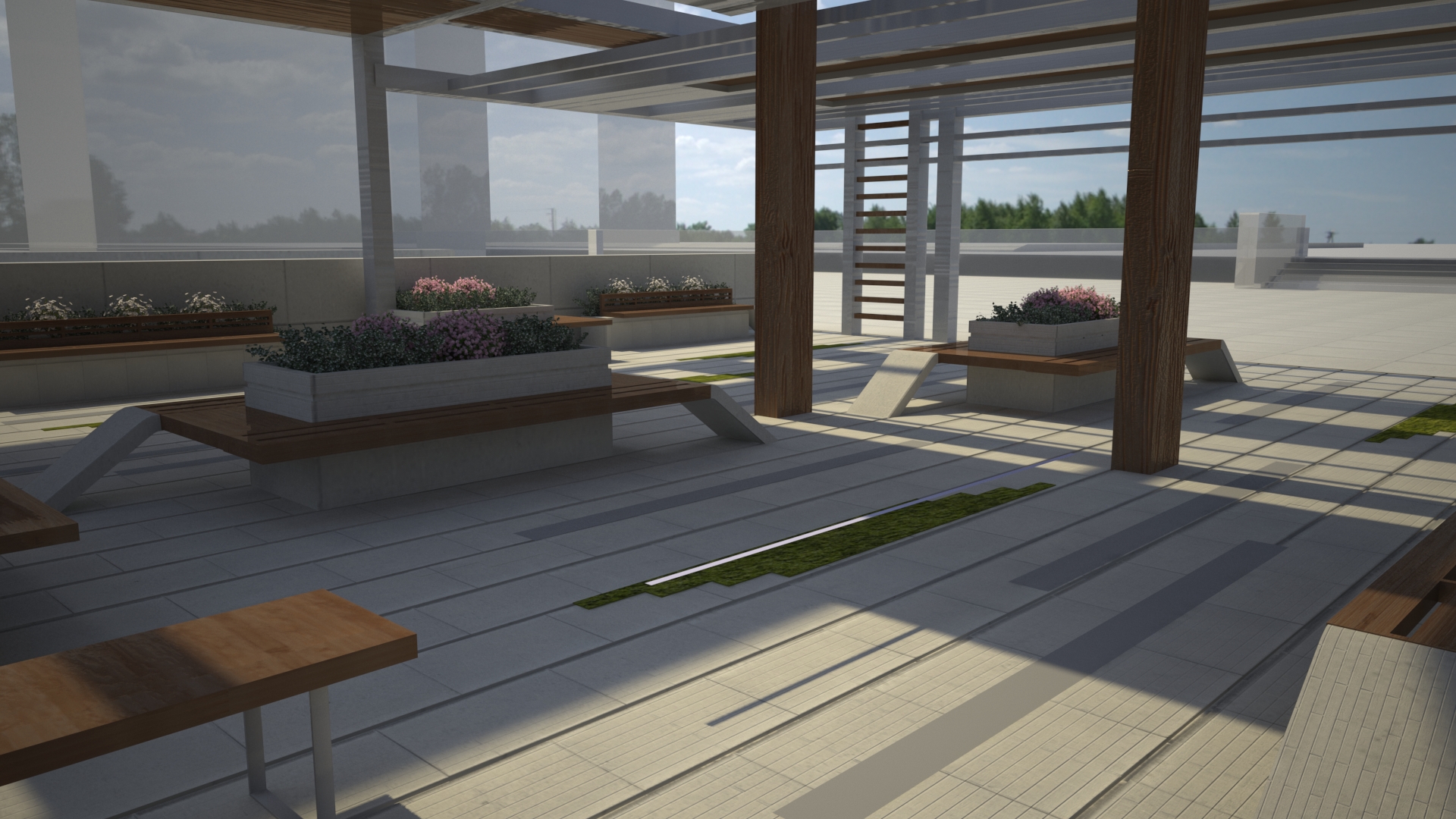 Public space at university-3