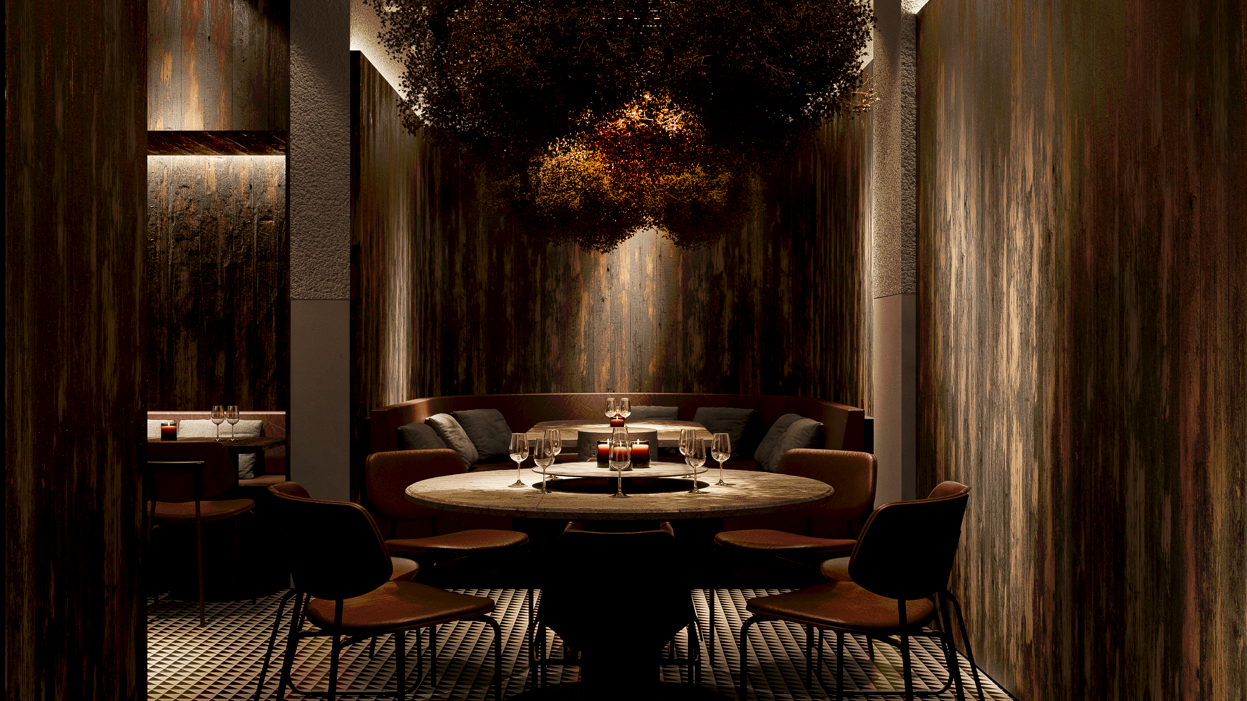 PanAsian 餐厅和水烟吧丨西班牙马德里丨UMKY 设计工作室,SYNDICATE 建筑事务所-33