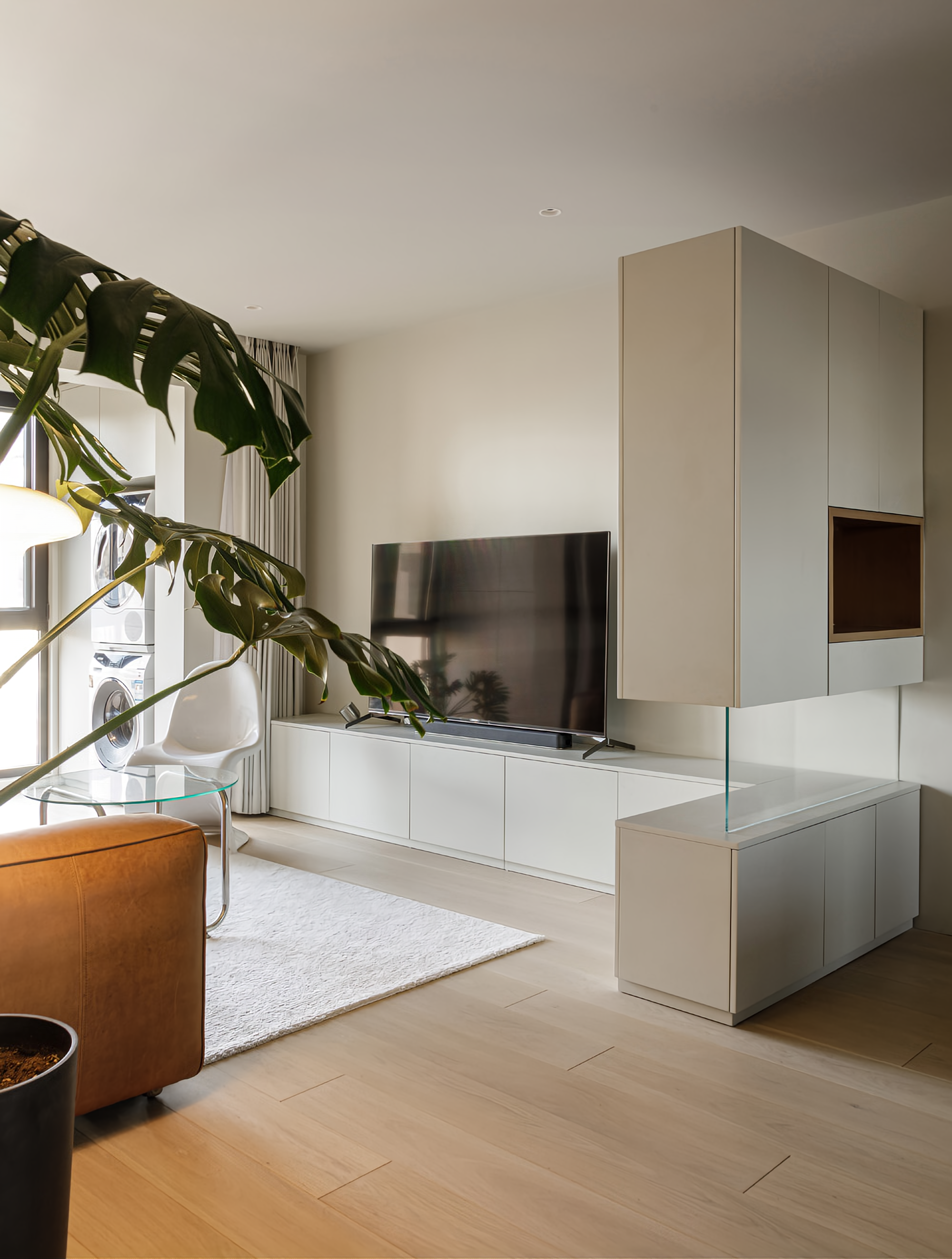 奶茶色的家丨中国北京丨NOTHING DESIGN-11