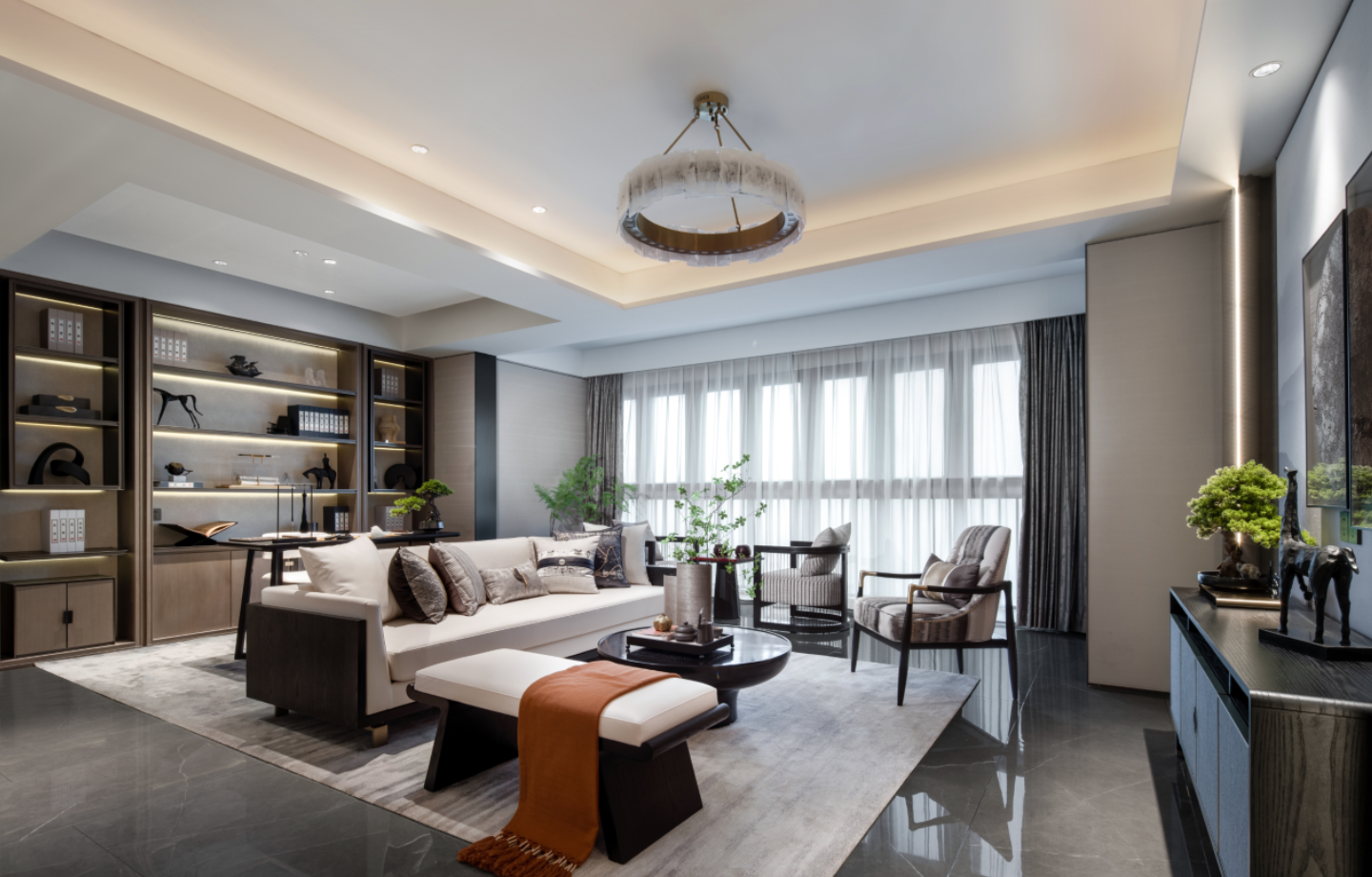 常德金科天宸样板间丨中国常德丨广州灵西里渡软装饰设计有限公司-10