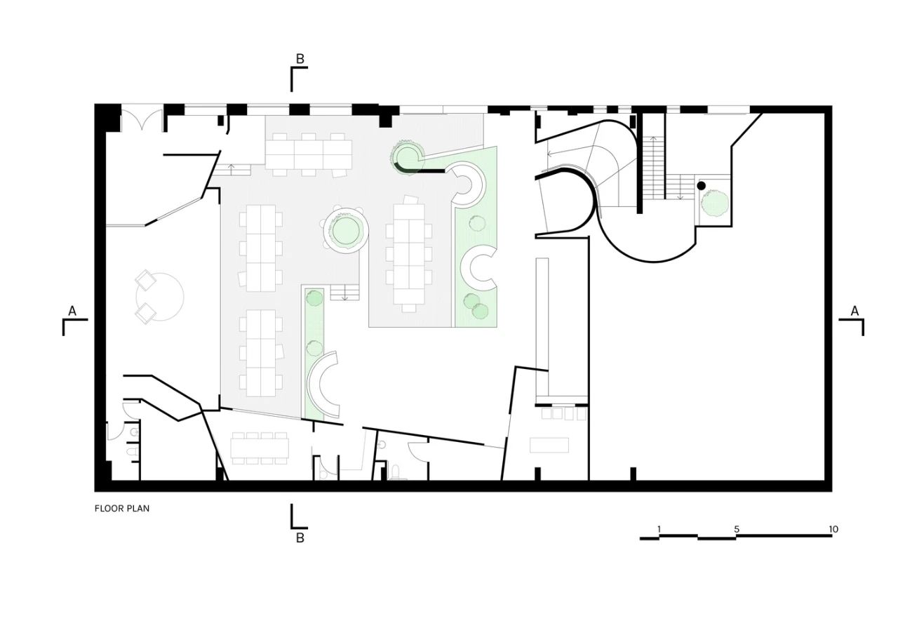 Scrunch 科技公司“丛林”工作场所,历史与自然的完美融合-6