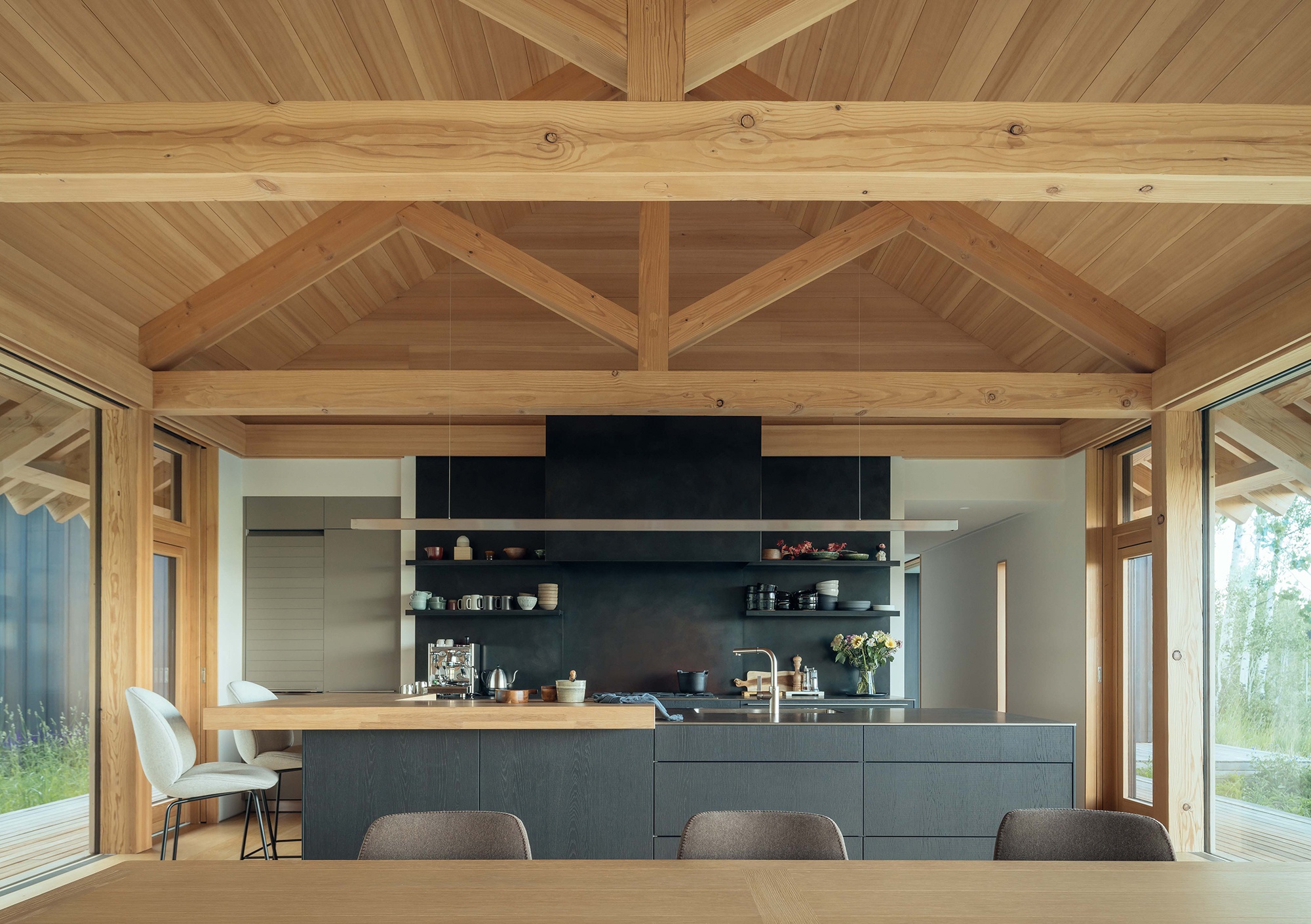 Snake River Cabin住宅丨美国怀俄明丨McLean Quinlan-16