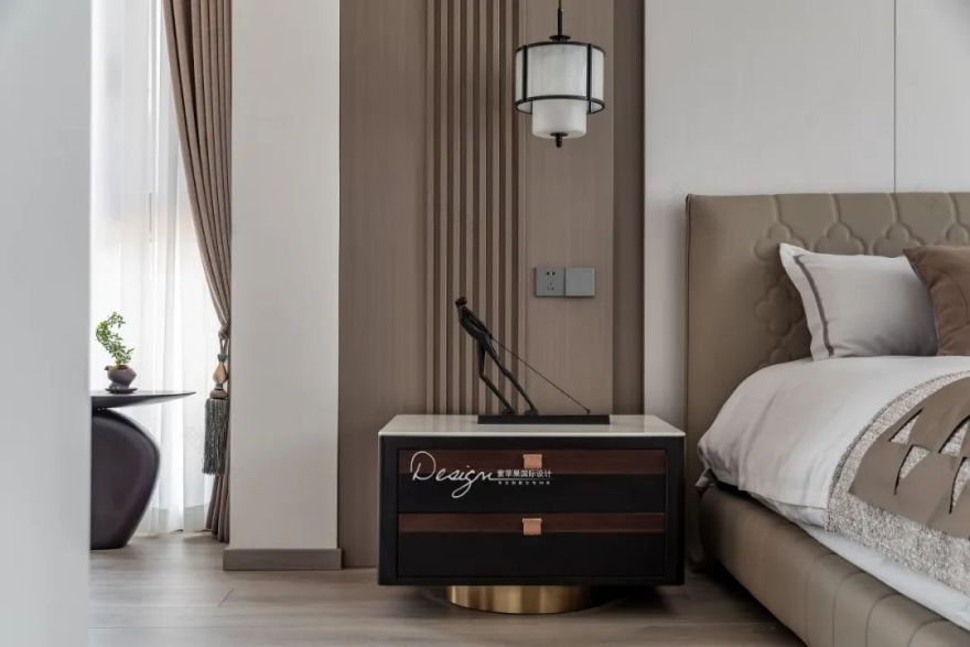 云康园简约中式设计丨紫苹果装饰集团-58