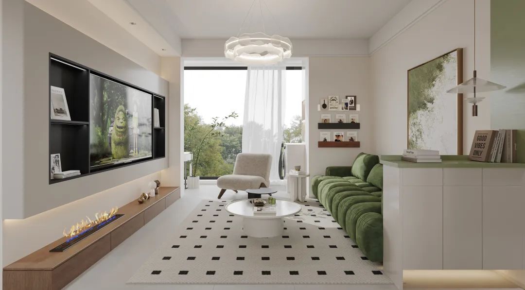 横厅与竖厅客厅布局设计案例分享-45