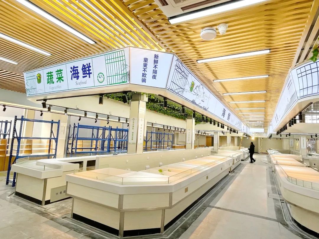 坐落千年古镇，横溪菜场改造升级，新中式田园风刷新菜场“高颜值”！-169