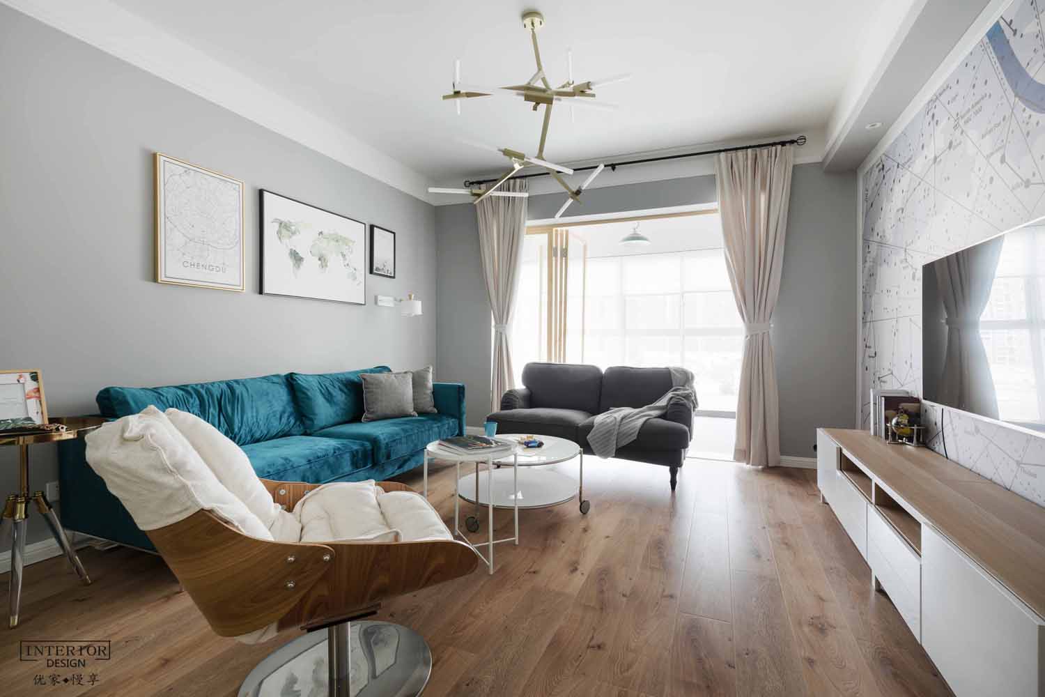 成都 125 平北欧风私宅 · 爱的星空,家的温暖-26