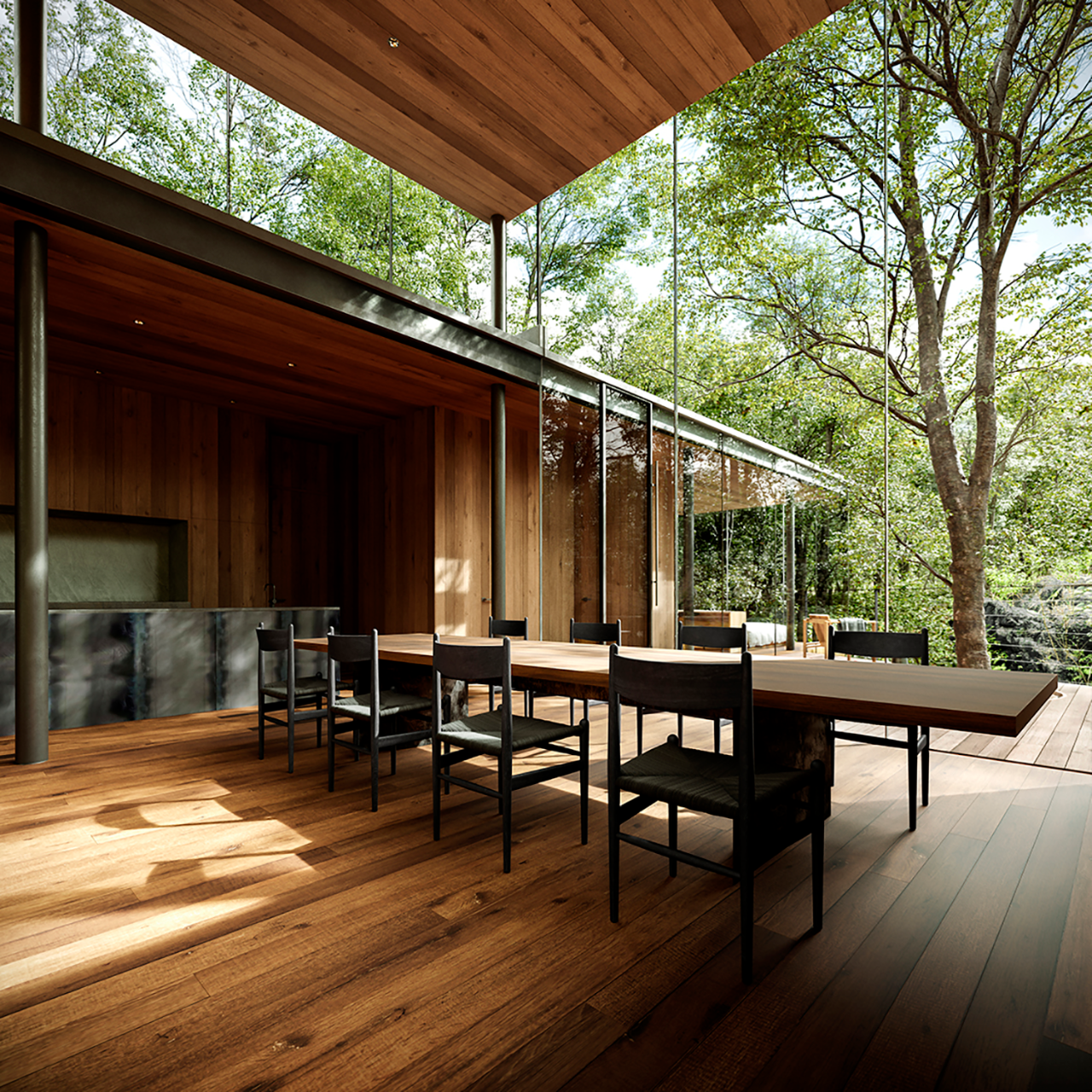 日本群马县水上町 NOT A HOTEL 温泉别墅丨SUPPOSE DESIGN OFFICE-13