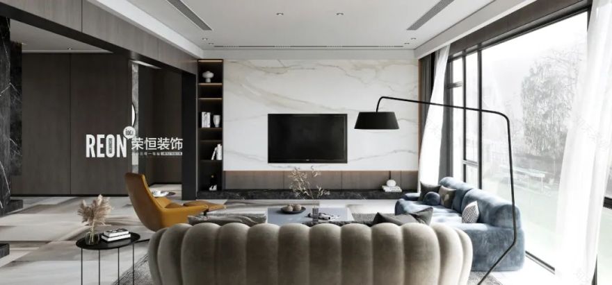 现代简约风家居设计,三壹设王均打造 468㎡岁月传奇-21