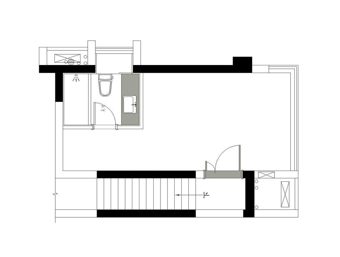 极简之美 · 105 平跃层多功能空间设计-1