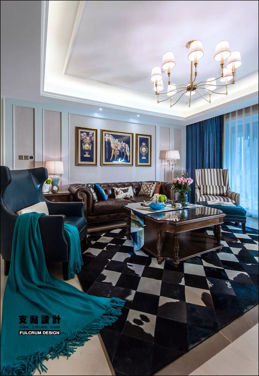 《忆时光》支点设计,现代美式风情融入温馨家居-15