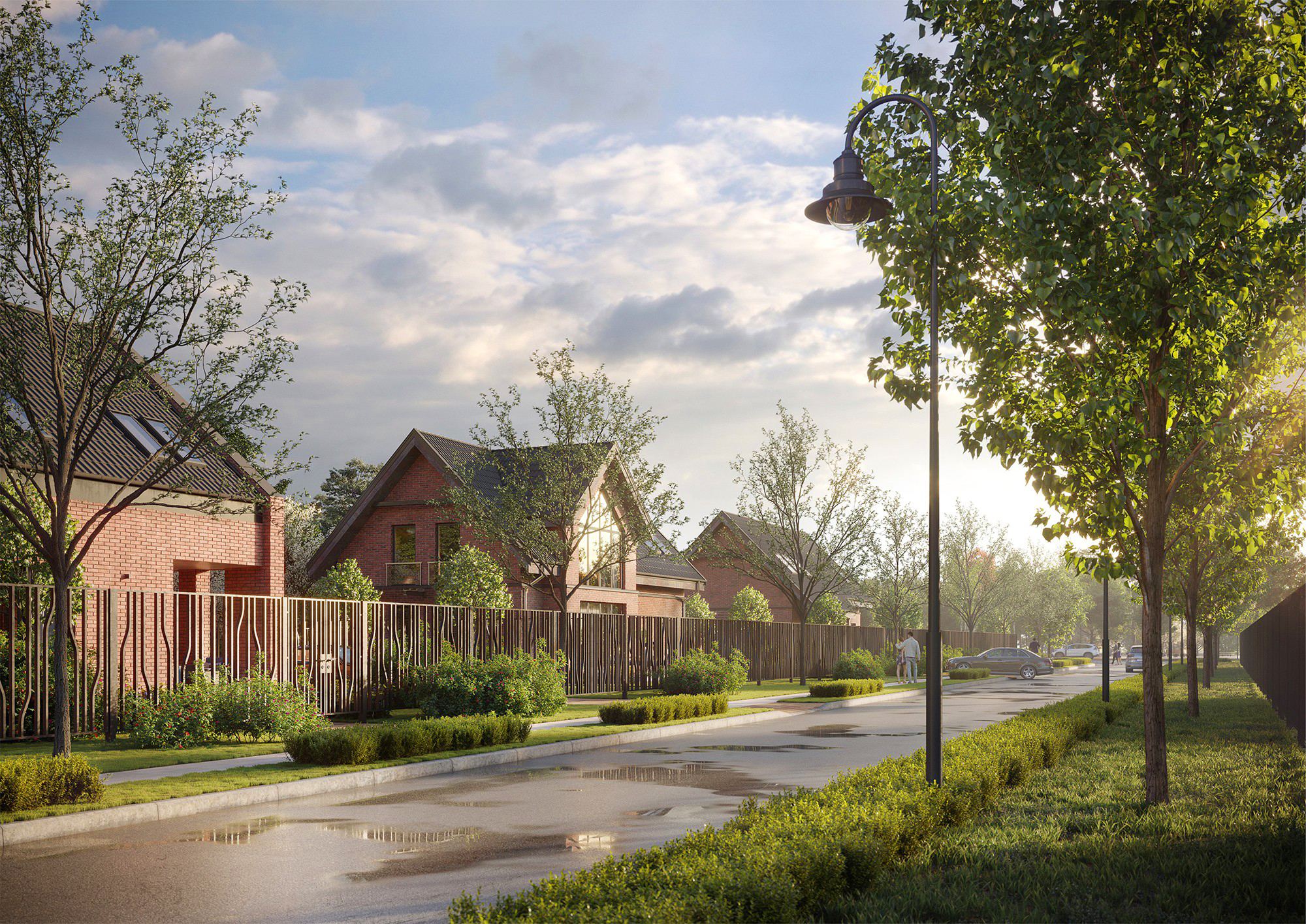 Яблони парк 别墅小区景观设计丨俄罗斯奔萨丨sp architect-15