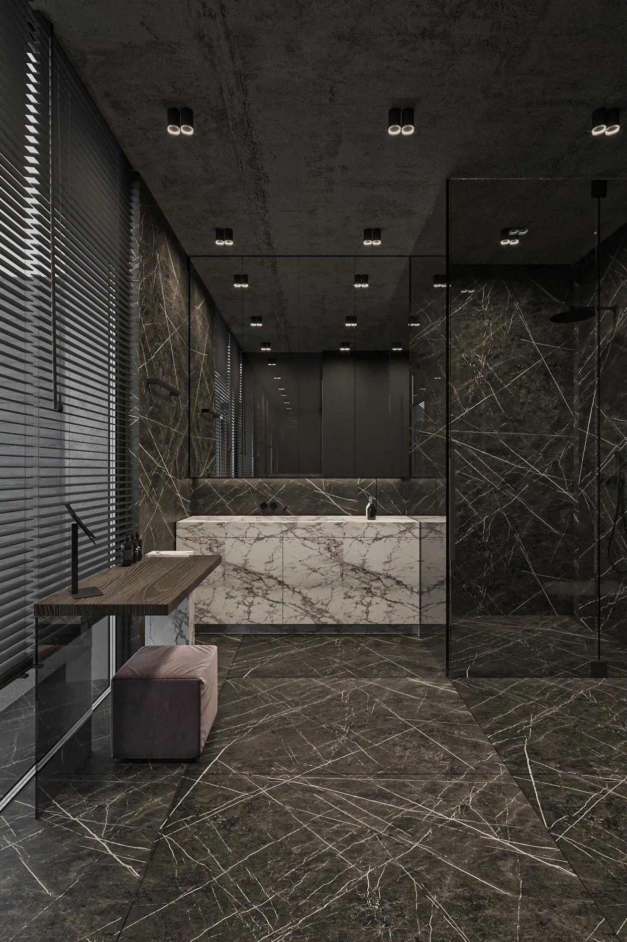 340㎡高级灰别墅设计-17