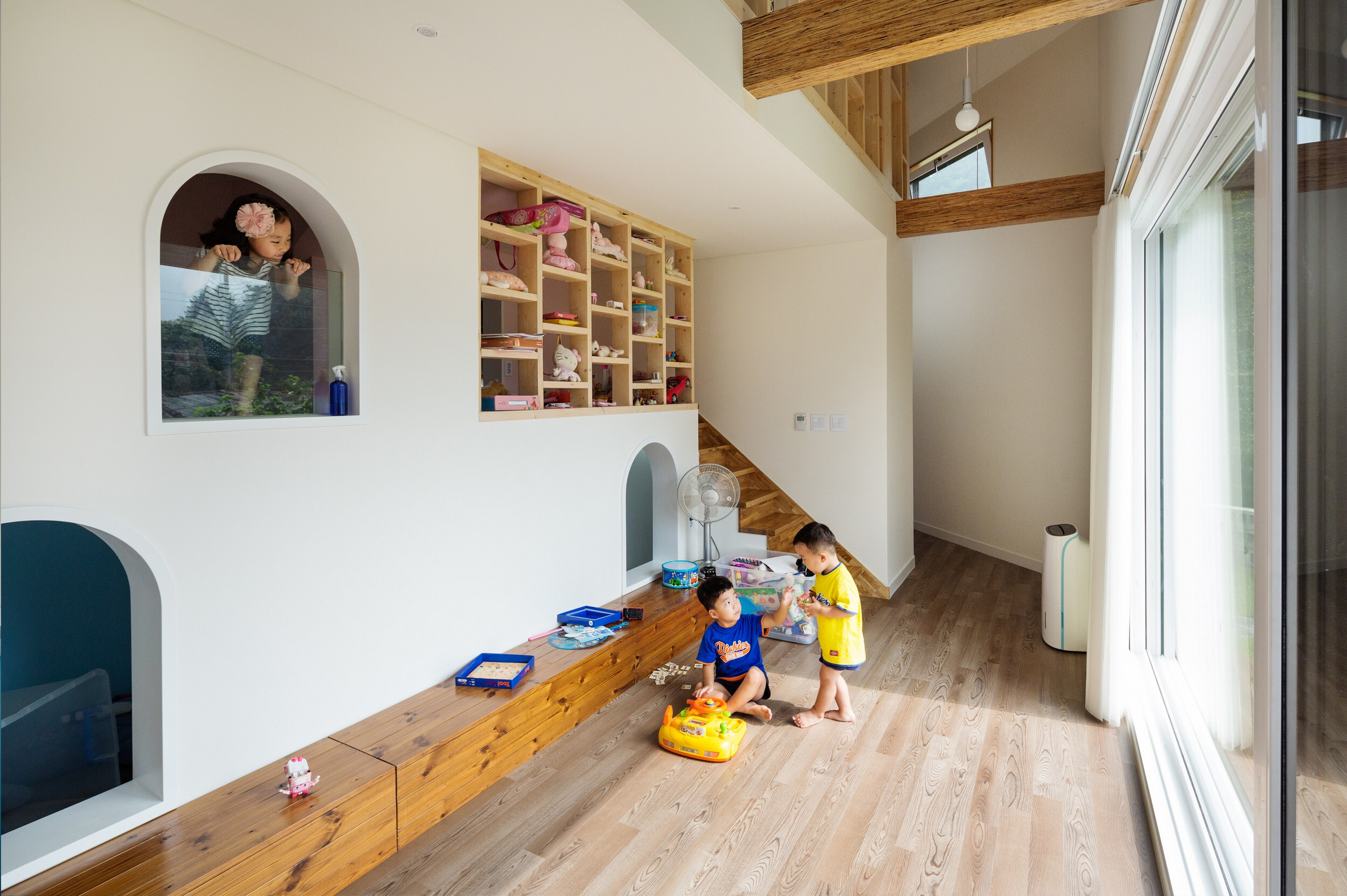 韩国家乡儿童乐园·小森林路径住宅-29