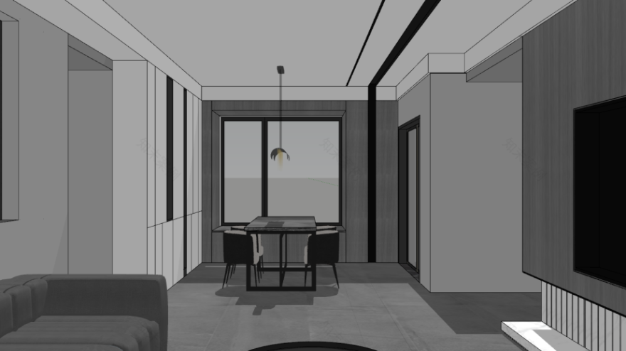 三十度灰,线条叠绘的高级空间 | 皋邸设计-35