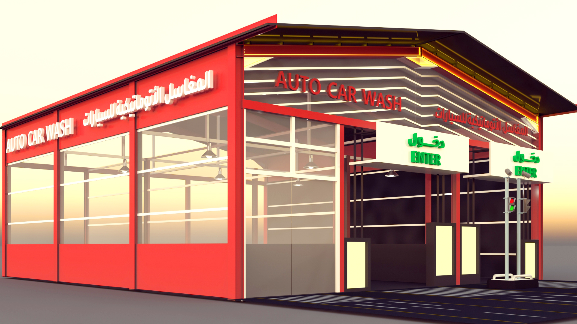 自动汽车清洗丨沙特阿拉伯利雅得-7