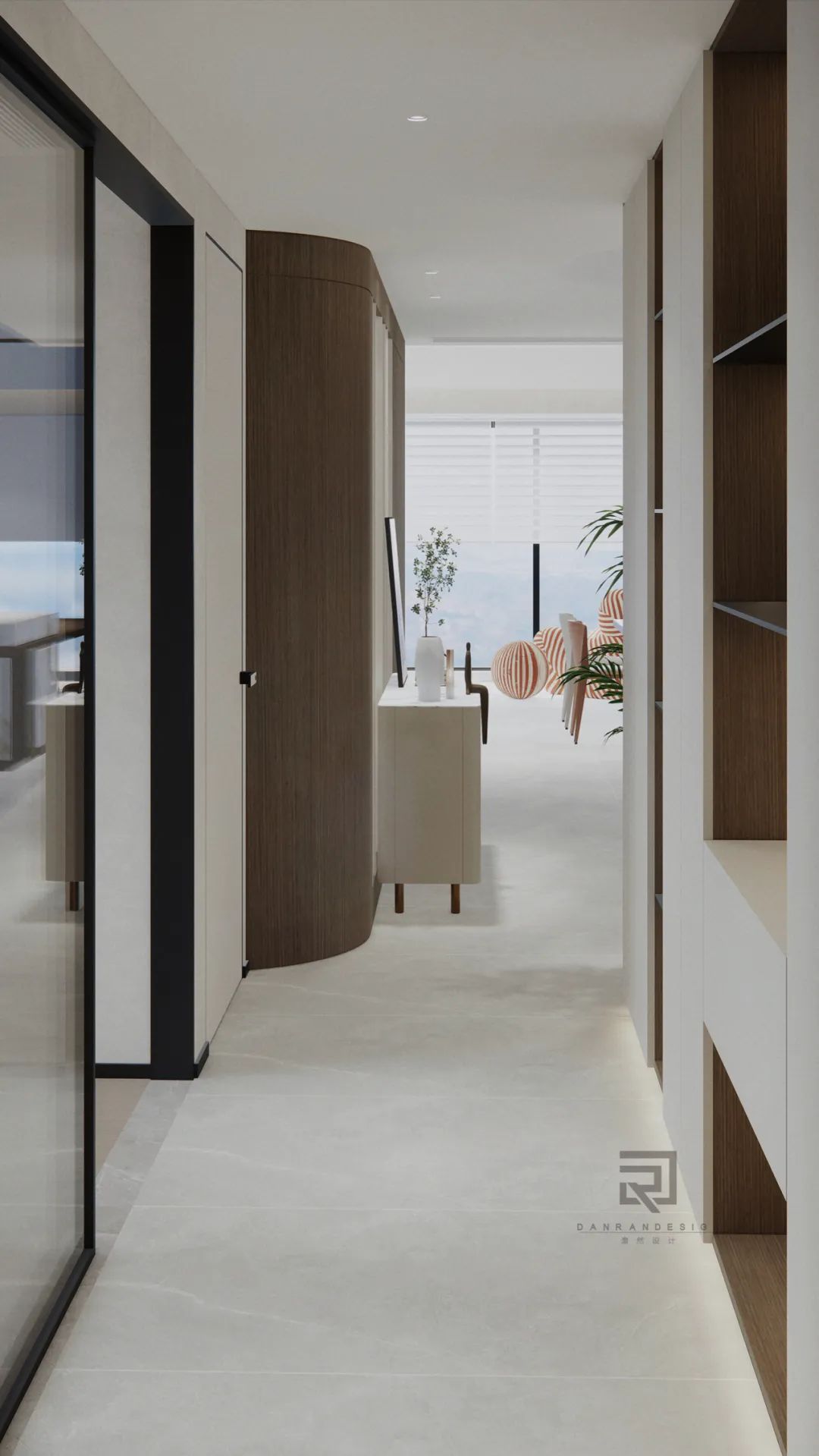 嘉陵江天 · 220㎡天际大平层的阔景设计与生活品味丨中国渝北丨澹然团队,橙色软装-28