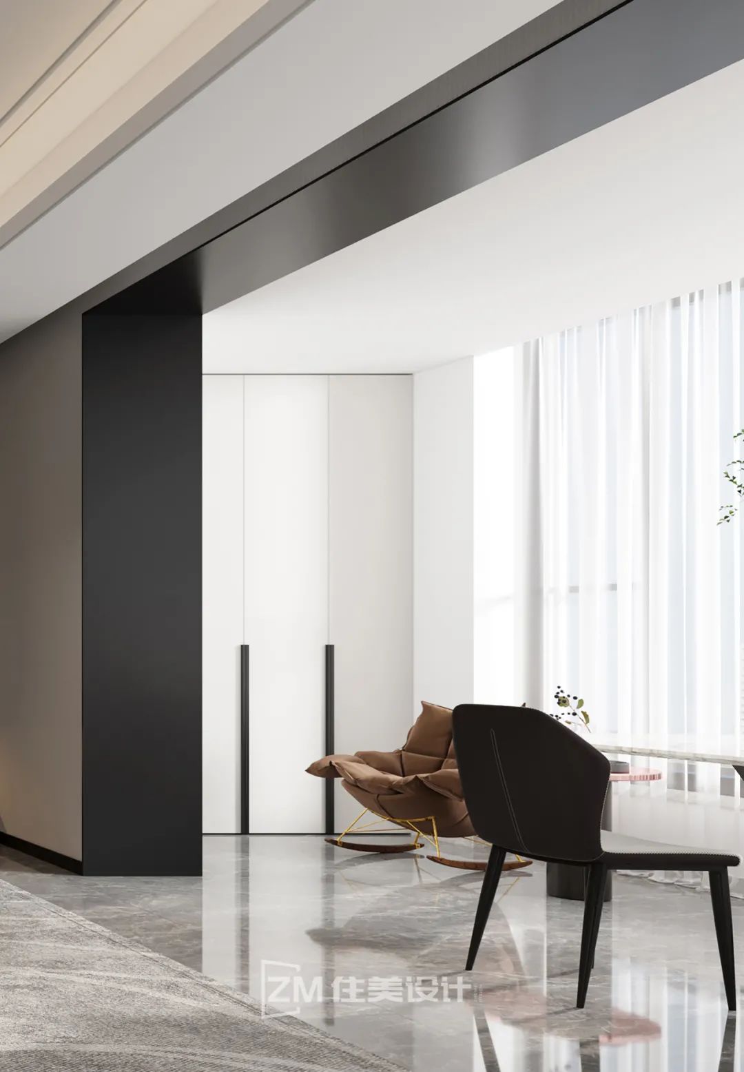 岸芷 · 长沙梅溪湖意式极简精装房改造丨中国长沙丨住美设计-28