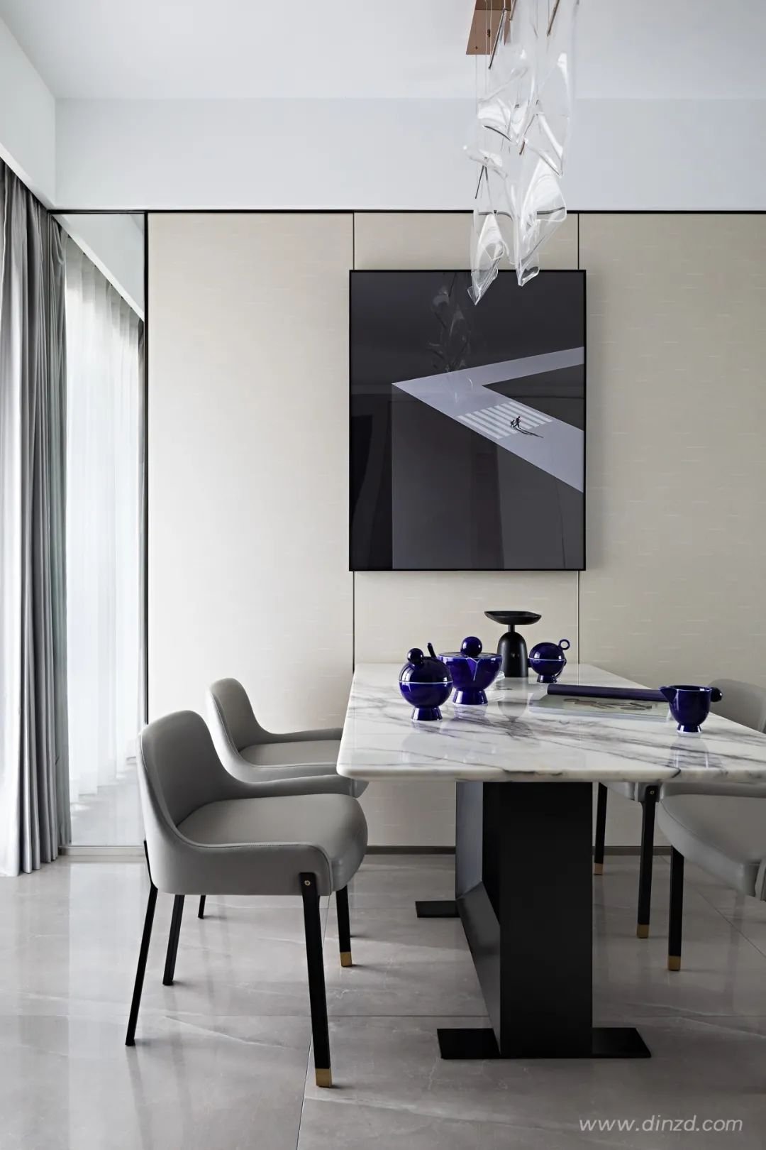 方直·彩虹公馆 | 现代轻奢的蓝色魅力-15