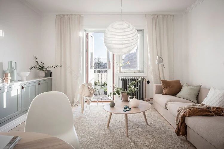 和谐北欧一居室丨瑞典丨Emma Fischer-2