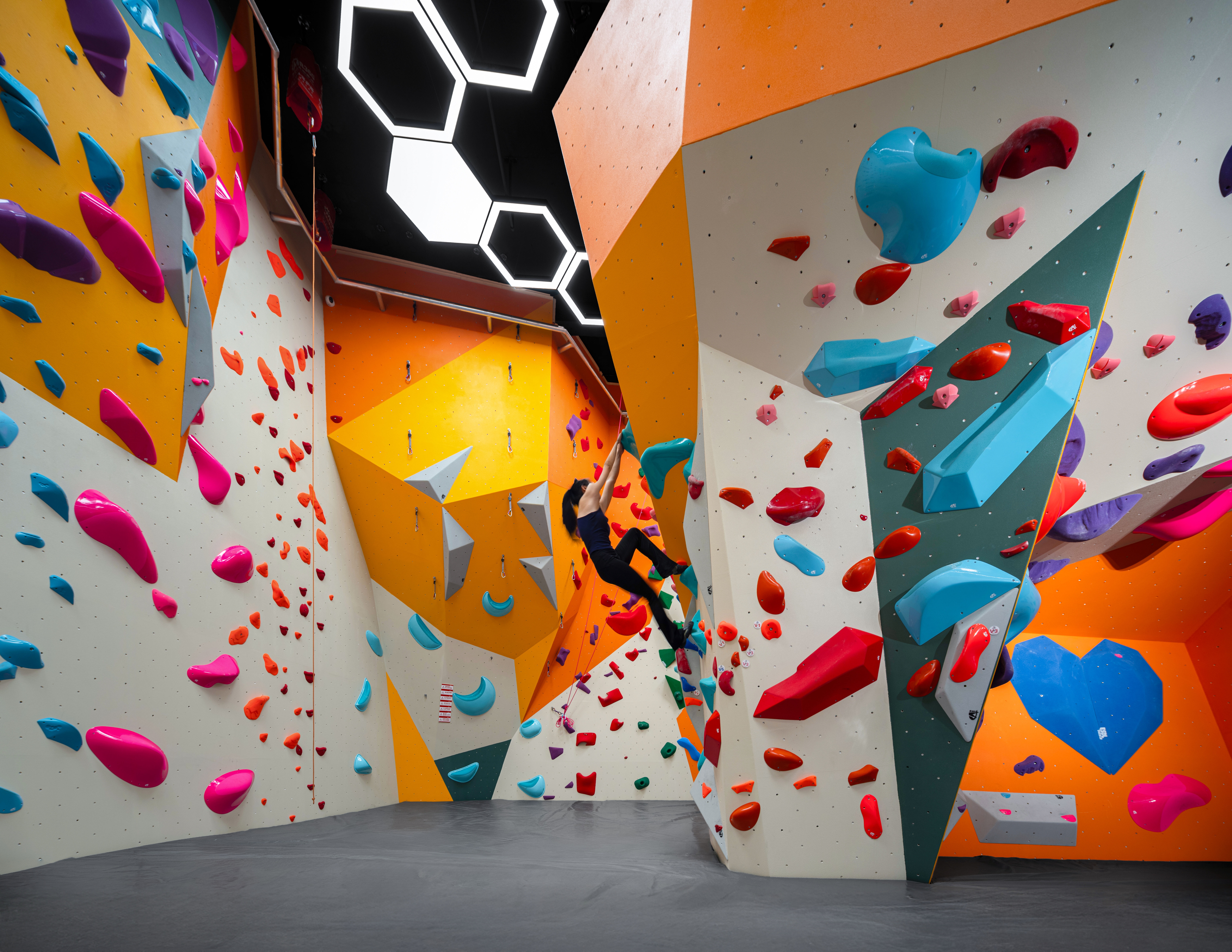 上海古北晨道攀岩馆丨中国上海丨平介设计-13