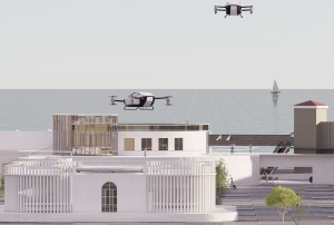 清华美院毕设刷屏！聚焦低空经济，打造eVTOL交通文旅综合体，还拿了全国十佳模型-125