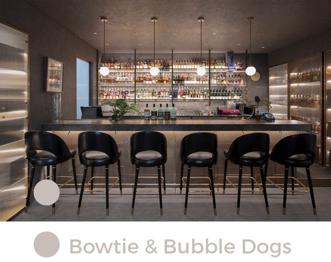 北京“Bowtie & Bubble Dogs”酒吧，粉色蓝色调与暗调空间威士忌迷宫-1