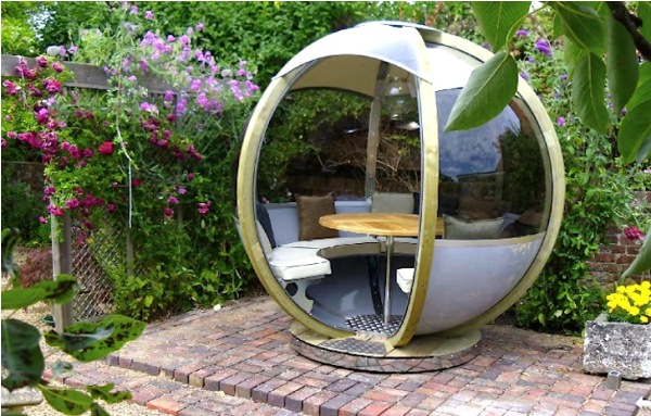 球形房屋  凉亭 G  Pod丨Ornate Gardens（英国）-16