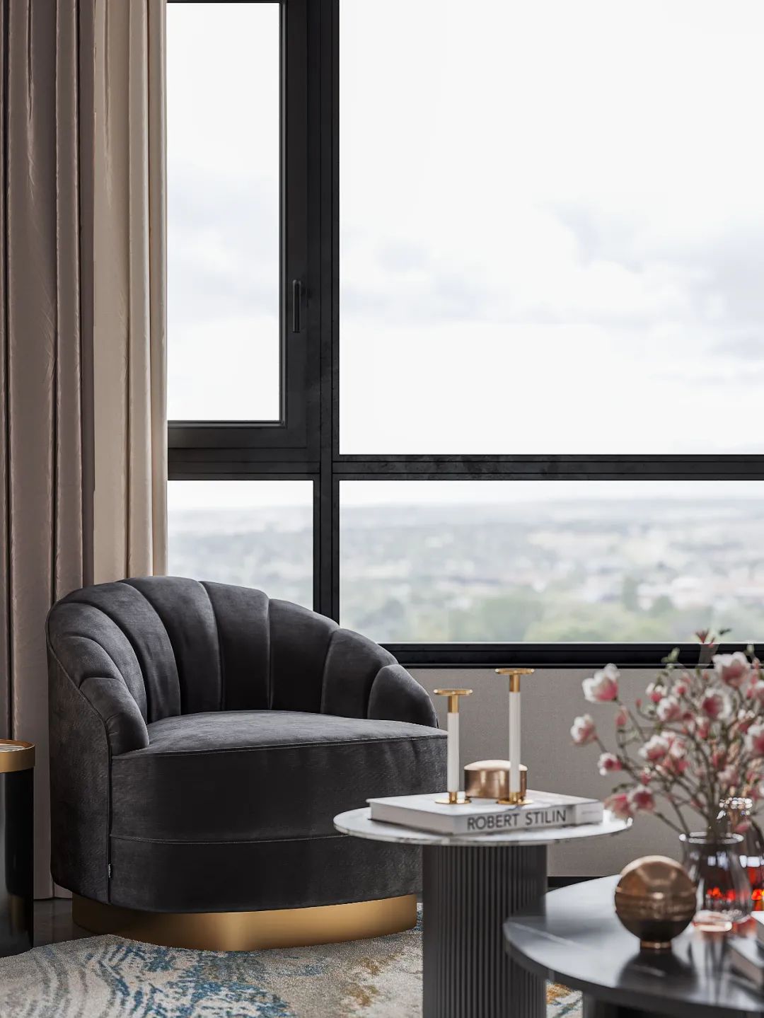 轻奢素雅三居丨陈春江-22