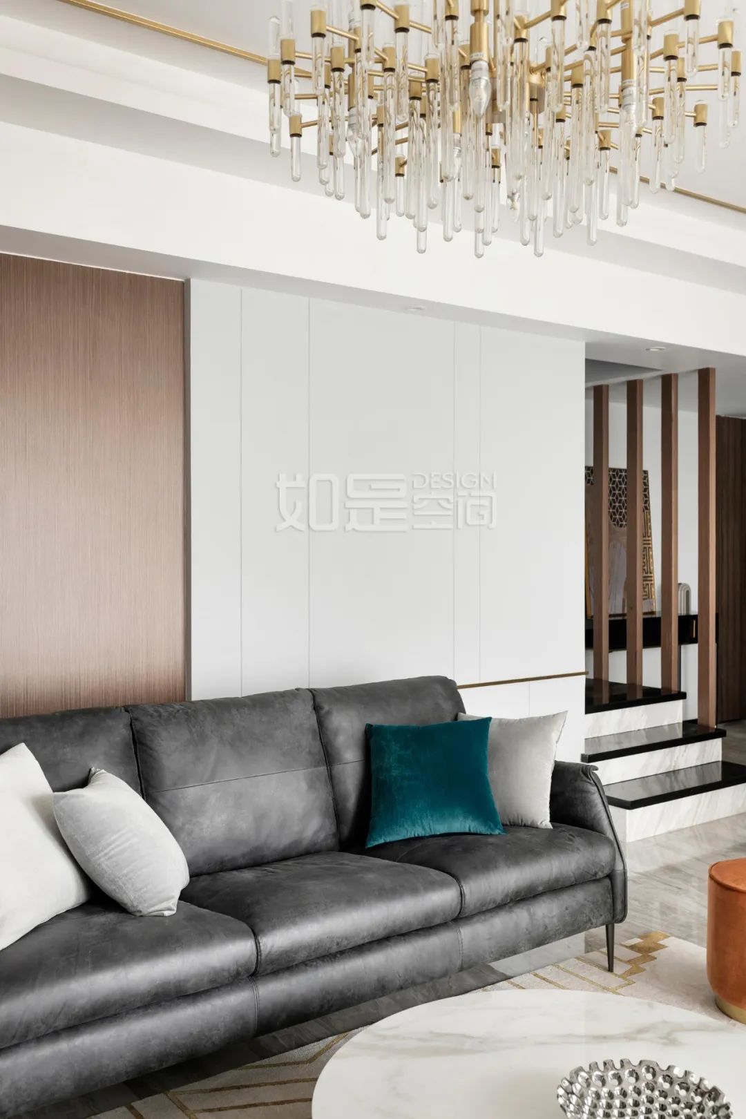 现代轻奢幸福家 | 大气时尚的跃层设计-18