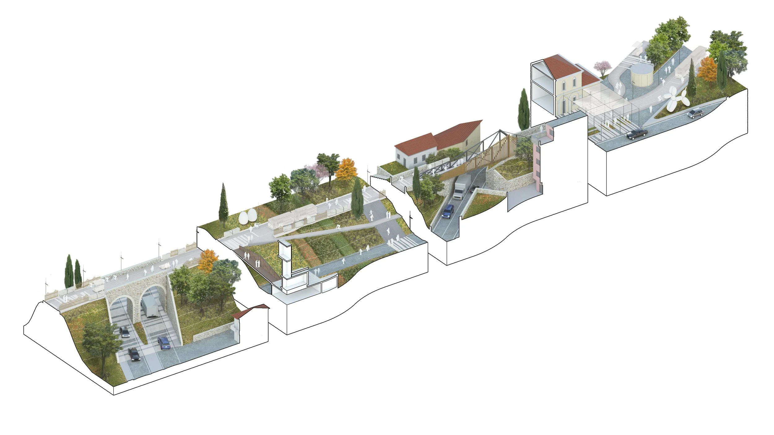 E· Ferrovia Marmifera 废弃大理石铁路改造项目-1
