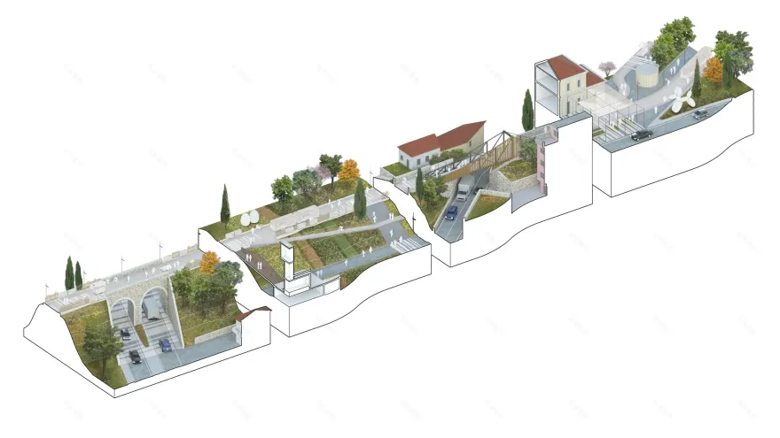 E· Ferrovia Marmifera 废弃大理石铁路改造项目-1