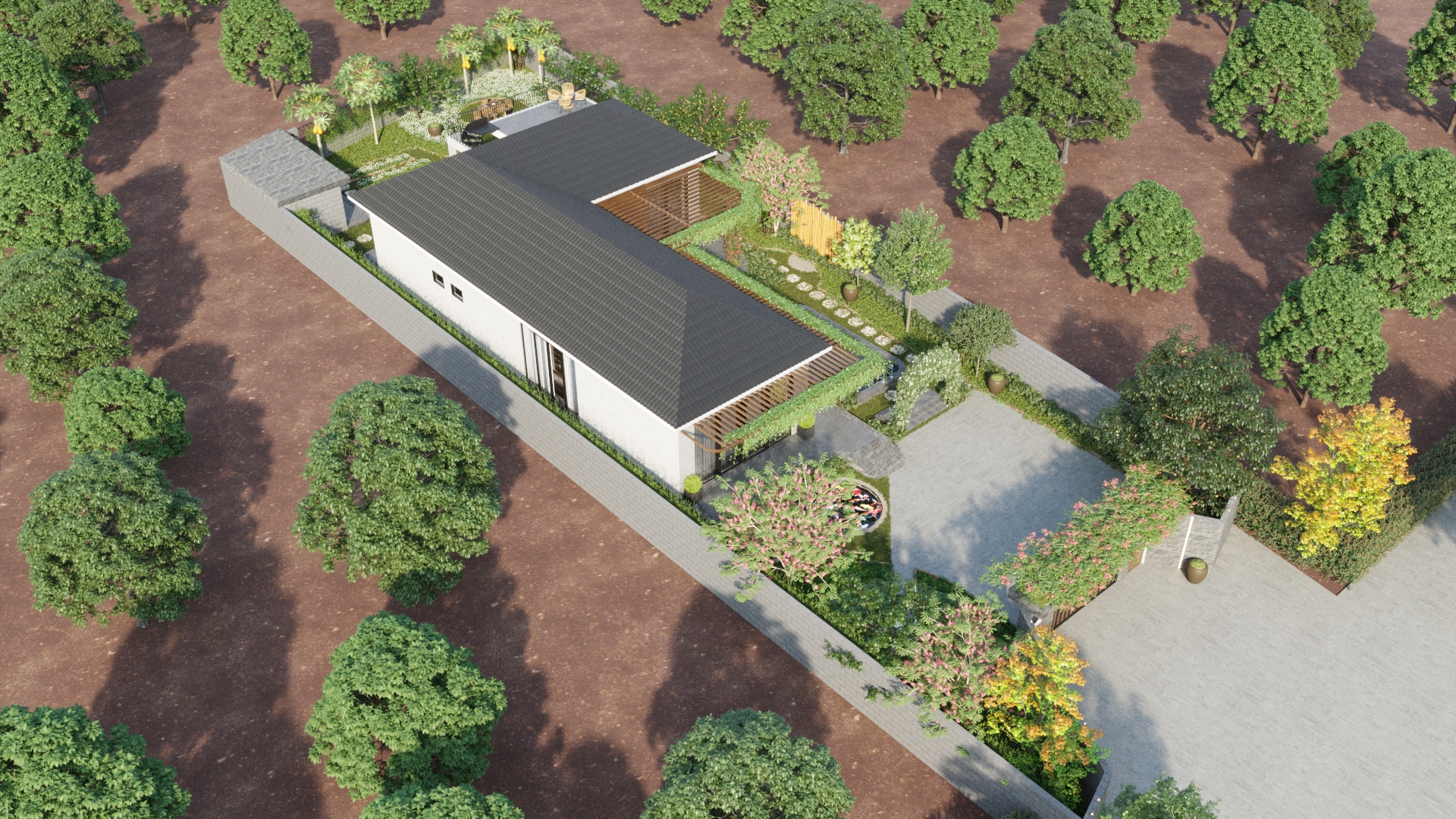 黄氏别墅（注：Hoang常见为越南姓氏黄） 丨DA Visual-14