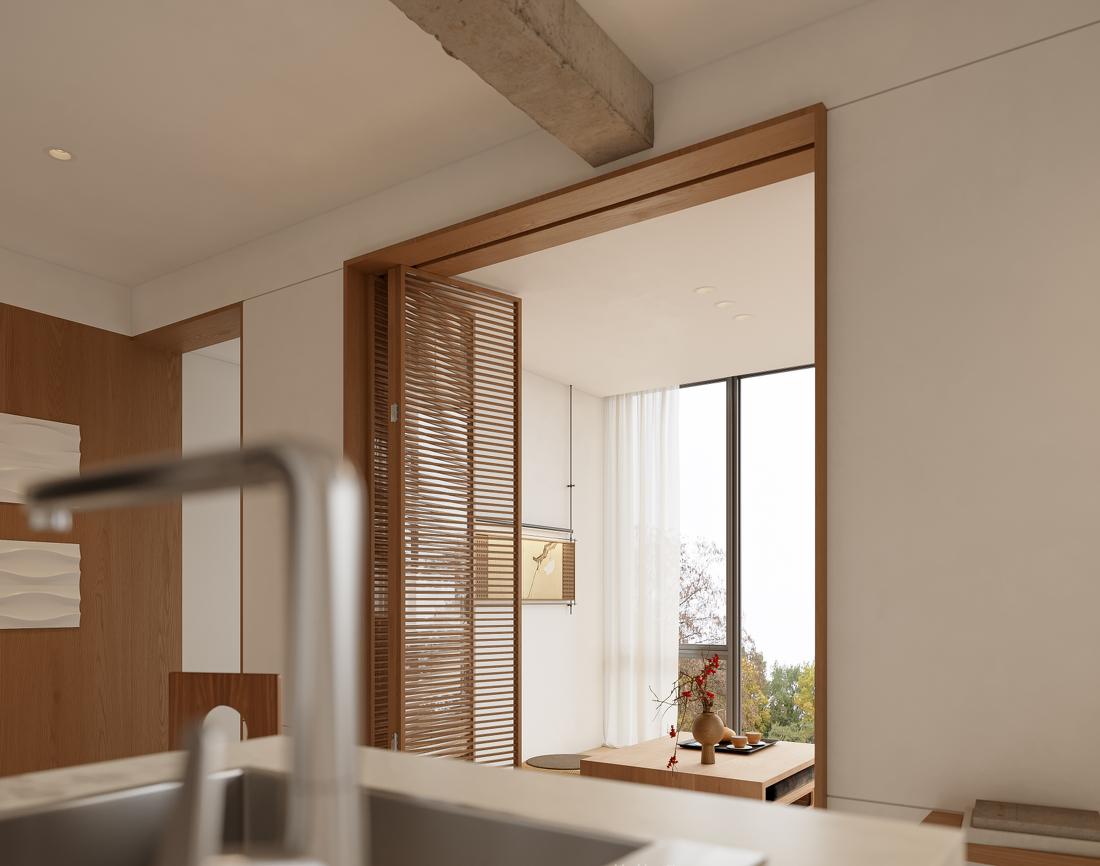 130㎡极简风住宅设计-12