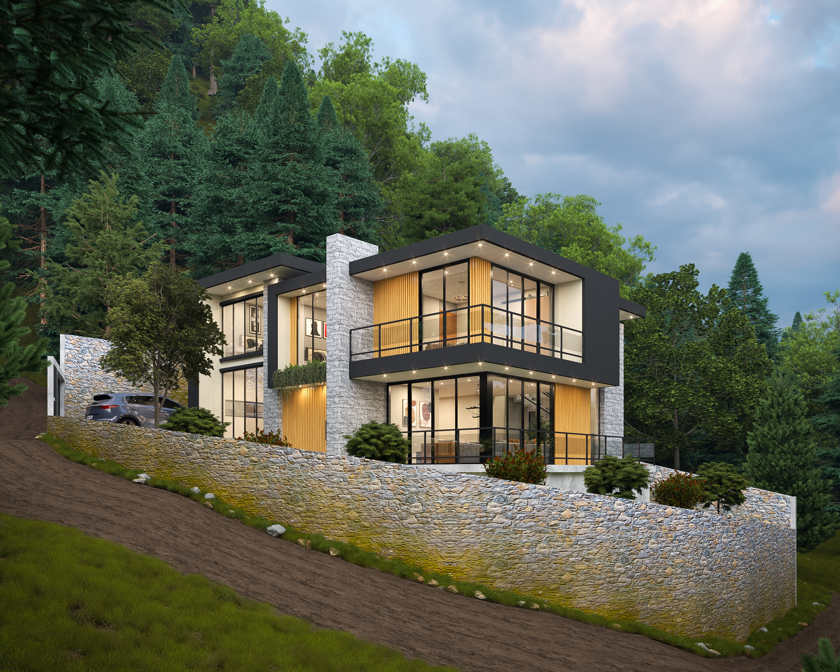 D·G·住宅

注：VIVIENDA常见意思是住宅、住房 ，D·G·可能是特定的缩写、人名首字母等，由于缺乏更多背景信息，此处只能按常规理解进行翻译 丨厄瓜多尔丨Paredes Arquitectura-1