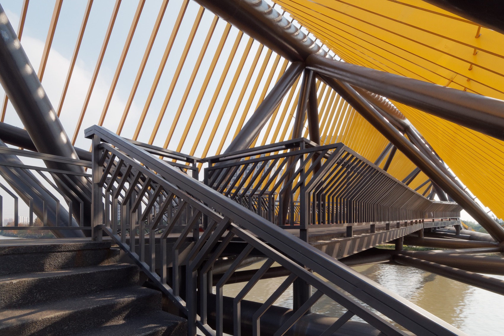 百穗桥·青浦南箐园北侧人行桥丨中国上海丨致正建筑工作室+博风建筑-52